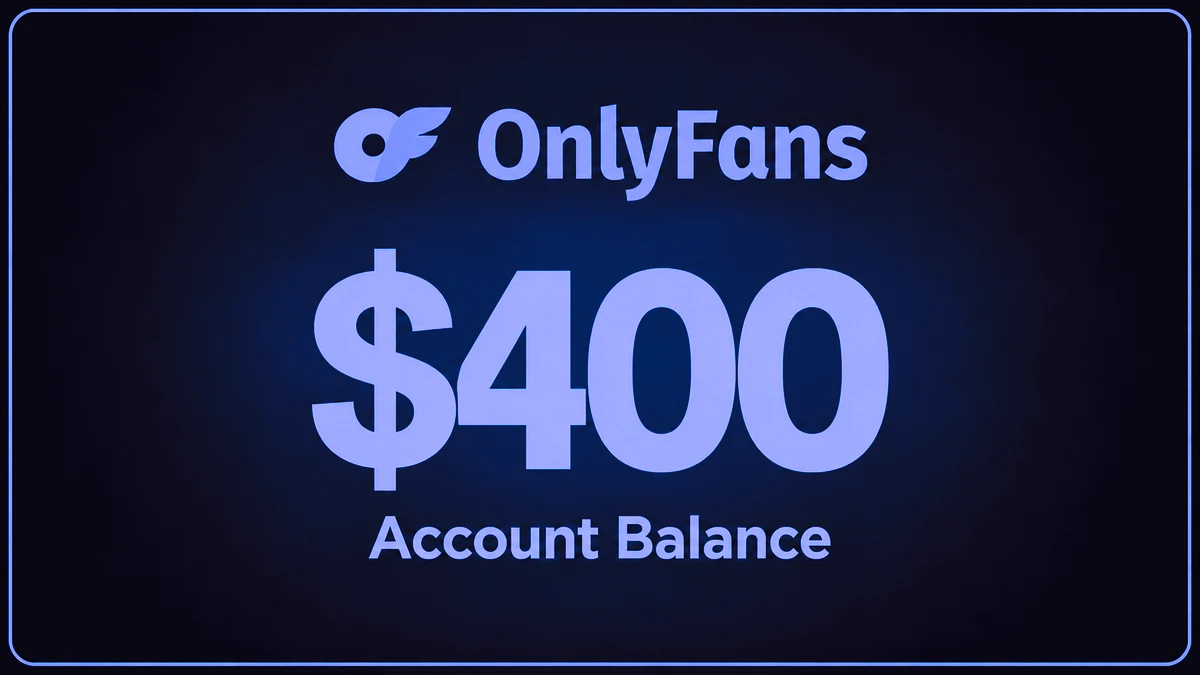 OnlyFans Balance $400